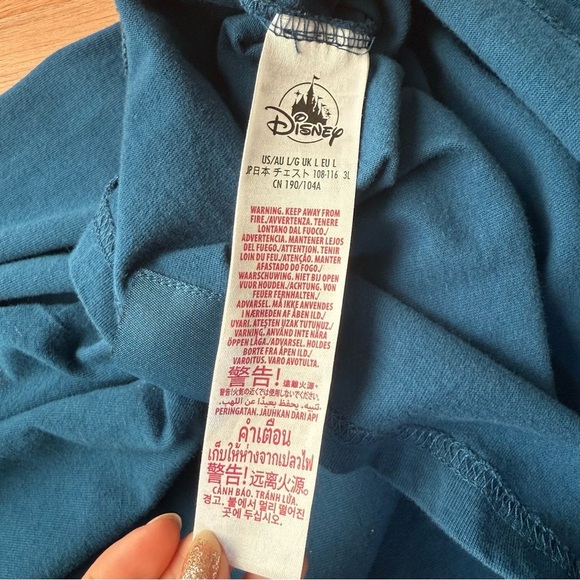 DISNEYLAND RESORT Disney Park Patch Icons Blue Long Sleeve Shirt - Picture 5 of 7